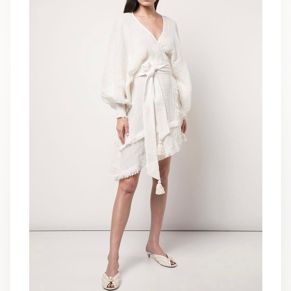 ALEXIS Mirza Crinkle Dress 100% linen